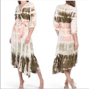 Young Fabulous & Broke Tie Dye Maxi Dress XS